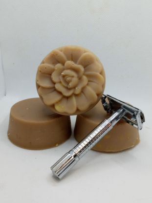Picture of Smooth and Sudsy Sandalwood 3 Bar Shave Soap 